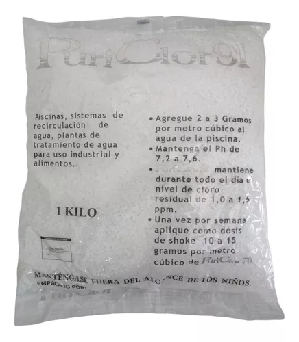 Cloro granulado al 70