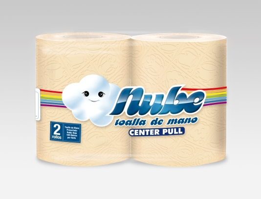 Toalla en rollo Center Pull Nube